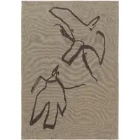 Ferm Living Geschirrtuch Vuelo Dark Beige – 70 x 50 cm
