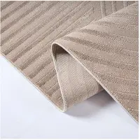 KADIMA DESIGN Läufer Polyester Beige 80x150 cm - ERESMA