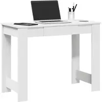 vidaXL Schreibtisch Weiß 100x45x75 cm Holzwerkstoff