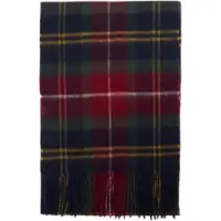 Barbour Schal Unisex Wool Cashmere Tartan Scarf Winterberry Tartan