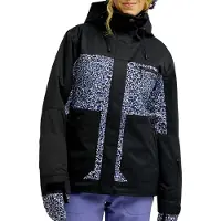 Roxy Snowboardjacke "Brylee 10K", Damen, Gr. XS, schwarz (twilight lila wildin out), Obermaterial: 100% Polyester., Jacken Snowboardjacke