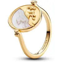 Pandora 164812C01 Medaillon-Ring für Damen Pegasus Goldfarben