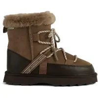Emu Damen Schuhe, Modell Blurred W12641MUSH, aus Naturleder, Braun