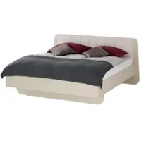Möbel Kraft Doppelbett Lydney , beige , Maße (cm): B: 210 H: 101,5