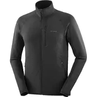 Salomon - Essential Lightwarm - Fleecejacke Gr M schwarz/grau