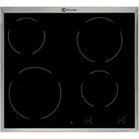 Electrolux EHF16240XK, Schwarz, Integriert, Keramik, Keramik, 4 Zone(n), 4 Zone(n)