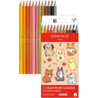 Caran d'Ache Farbstifte Swisscolor Aquarelle Kawaii