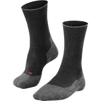 Falke Wandersocken TK2 Wool Silk Anthracite Melange Damen-Schuhgröße 44 - 45