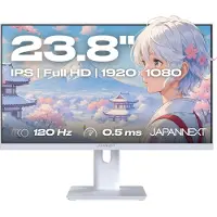 Japannext JN-I238FHD120F-HSP-W, 60,5 cm (23.8"), 1920 x 1080 Pixel, Full HD, LCD, 0,5 ms, Weiß