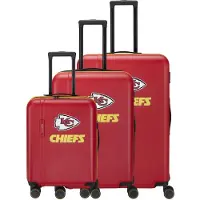 Travelite NFL - 4-Rollen-Trolley Set 3tlg. (Kansas City Chiefs)
