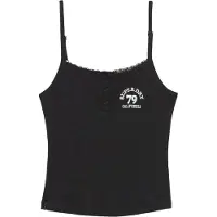 Superdry Athletic Embroider Button ärmelloses T-shirt