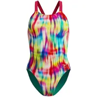 Speedo Fl Printed Leaderback Badeanzug