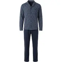 Hajo Pyjama Homewear Bequem sitzend Schlafanzug Premium Cotton