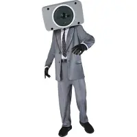Rubies - Skibidi Toilet Child Costume - Speakerman (128 cm)