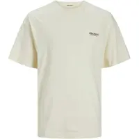 Jack & Jones Mykonos Geo Kurzarm-t-shirt Beige S Mann Beige S