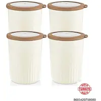 Vip Ahmet Vorratsgläser Set mit Luftdicht, BPA-frei Kunststoff, 4-tlg, 4x2,1L