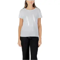 Armani Exchange für Damen. 8NYTCXYJG3ZU0002 Kurzarm-T-Shirt weiß (S), Lässig, Baumwolle