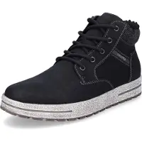 Rieker Winterboots Herren Kunstleder Schwarz Größe: 44