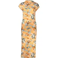 Desigual Sommerkleid Martha 26SWVK48 Gelb Slim Fit
