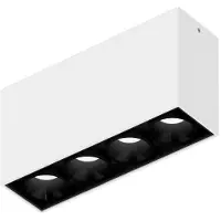 Wever & Ducre LED-Aufbaudownlight LINOO CEILING SURF 4.0 weiß/schwarz 2700K/3000K (ohne Treiber) 109664WB9 5404037372294