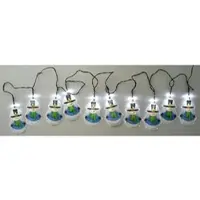 BURI WH Solar LED Lichterkette diverse Design, Design:Schneemann
