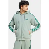 Adidas 3 Stripes Fleece Reißverschlusspullover