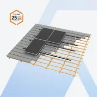Clenergy SolarRoof Pro 2.0 PV-ezRack für Schrägdach Komplettset Unterkonstruktion inkl. Zubehör