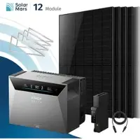 SolarMars Anker SOLIX Solarbank 4 E5000 Pro Balkonkraftwerk 6000W mit Speicher - Ohne Erweiterungsakku / Flachdach