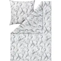 Estella Mako Interlock Jersey Bettwäsche Rena stein 135x200 cm + 80x80 cm