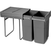 Emuca 2x25l Recyclingbehälter