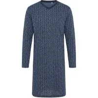Hajo Nachthemd in Dunkelblau | Gr.: 3XL