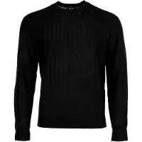 Armani Exchange für Herren. XM000878AF11982UC001 Logo-Pullover schwarz (XXL), Lässig, Wolle