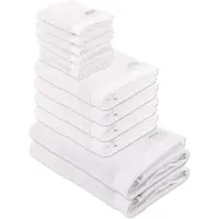 Tom Tailor Handtuch "Handtuch Color Bath 12er Pack" Gr. M, weiß, B:50cm, Obermaterial: 100% Baumwolle CO., Handtücher, Handtuch