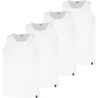 Puma Unterhemd "Unterhemd Tank Top 4P 4er Pack", Herren, Gr. M, 4 Stk., N-Gr, weiß, Unterhemden Unterhemd