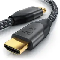 Primewire 8k HDMI Kabel 2.1 - 8K @ 120Hz 4K @ 240Hz mit DSC, HDMI 2.0a 2.0b, 3D, Highspeed Ethernet, HDTV UHD II, HDR-10+ - eARC, VRR, Dolby Vision