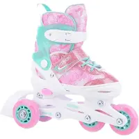 Tempish Trilo 4in1 Girl Adjustable Kinder-inlineskates Rosa EU 34-37 Mädchen Rosa EU 34-37
