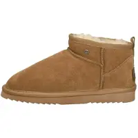 Warmbat Durack Enkellaarsjes Plat - cognac - Maat 44