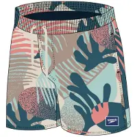 Speedo Badehose PRT/CHK LEIS 16" WSHT V2 AM BLUE/ORANGE