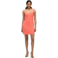 Superdry für Damen. W8011869A Ärmelloses Minikleid in Koralle (M), Lässig, Modal, Ärmellos / Hosenträger