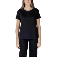 Armani Exchange für Damen. XW000830AF10356UC001 Kurzarm-T-Shirt schwarz (S), Lässig, Baumwolle