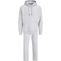 Jack & Jones JACK&JONES Herren Jogginganzug - JJEBRADLEY SWEAT HOOD SET, 2-teilig, Jogginghose, Pullover, offenes Bein