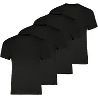 Puma Herren T-Shirts, 4er Pack - Crew Neck Tee 4P, Rundhals Regular Fit, Baumwolle, einfarbig
