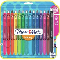 Paper Mate Inkjoy Gel M Gel Bw/bl/rt/green/lime Pack Blister Stift 14 Einheiten