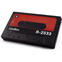 CoolBox SlimChase R-2533, HDD / SSD-Gehäuse, 2.5", Serial ATA III, 5 Gbit/s, USB Anschluss, Schwarz, Rot
