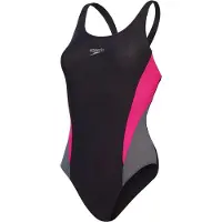 Speedo Colourblock Splice 2.0 Muscleback Badeanzug Damen 42