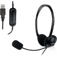 Ewent EW3568, Kabelgebunden, Anrufe/Musik, 20 - 20000 Hz, 70 g, Kopfhörer, Schwarz