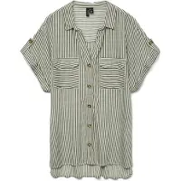 Vero Moda Hemd Bumpy 10310139 Grün Regular Fit