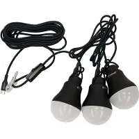 Outwell - Epsilon-Glühbirnen-Set - LED-Lampe Gr 9,5 x 6 cm (HxØ) schwarz