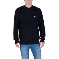 Calvin Klein Jeans Rundhalspullover "LS EZ COTTON WAFFLE CRWNK SWTR 9" Rundhalsausschnitt, regular fit