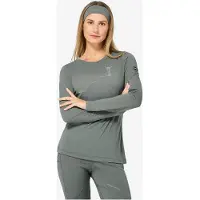 Super.natural - Women's Bergglück L/S - Longsleeve Gr L grau